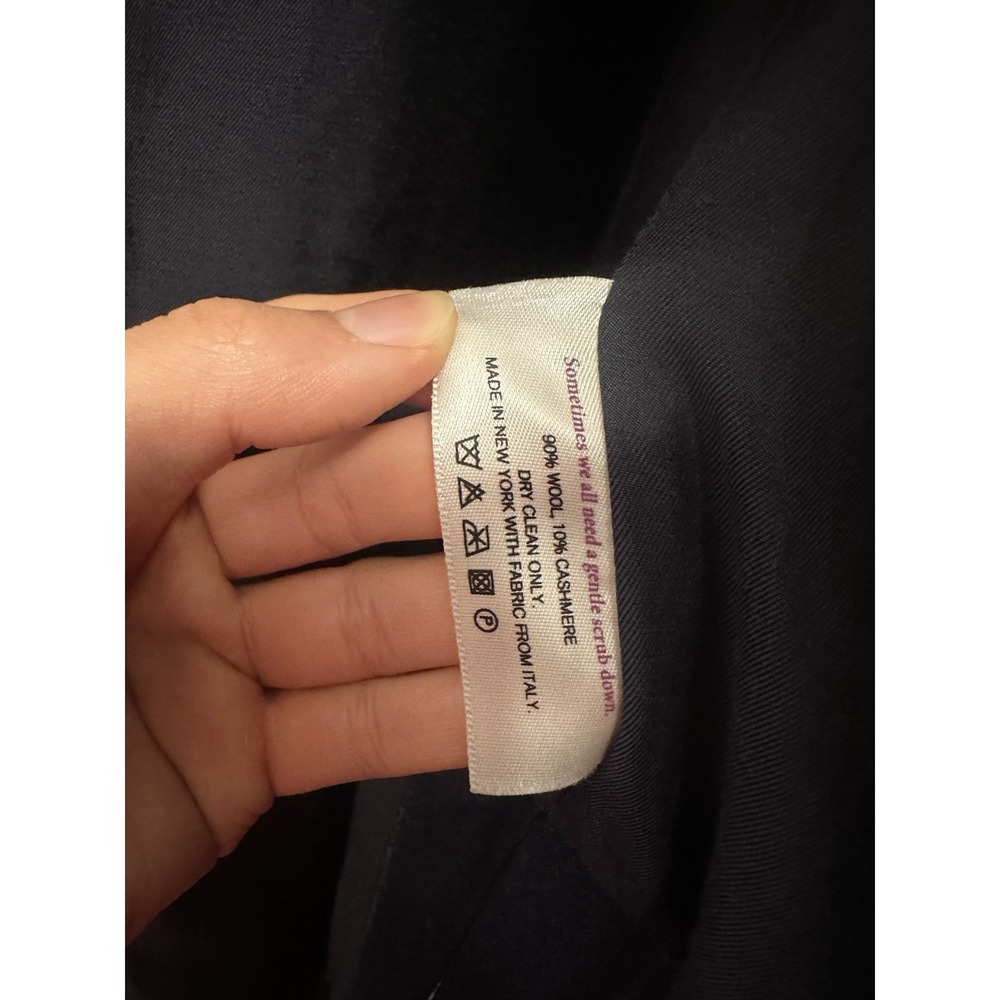 Mm Lafleur Namesake Vest Blue And White Stripped Women's Small - Picture 8 of 16